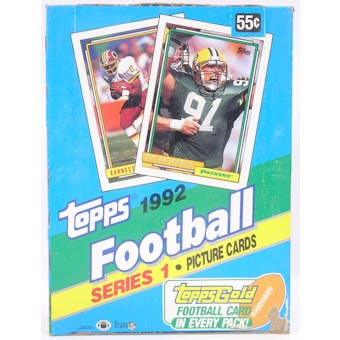 1992 Topps Series 1 Football Hobby Box (Reed Buy)