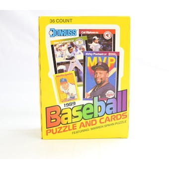 1989 Donruss Baseball Wax Box (Reed Buy)