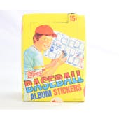 1981 Topps Album Stickers Baseball Wax Box (Reed Buy)