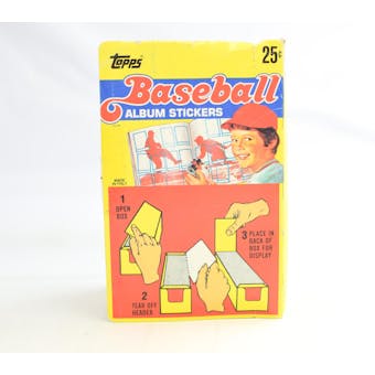 1983 Topps Baseball Album Stickers Box (Reed Buy)