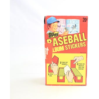 1982 Topps Album Stickers Baseball Box (Reed Buy)