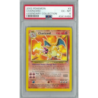 Pokemon Legendary Collection Theme Deck Charizard 3/110 PSA 6