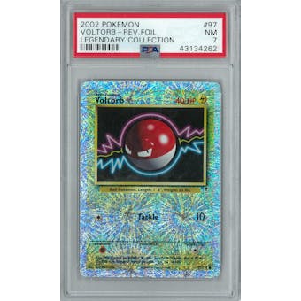 Pokemon Legendary Collection Reverse Foil Voltorb 97/110 PSA 7