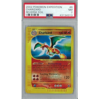 Pokemon Expedition Reverse Foil Charizard 6/165 PSA 7