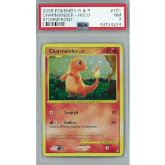 Pokemon Stormfront Charmander 101/100 PSA 7
