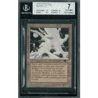 Magic the Gathering Antiquities Mishra's Factory (Winter) BGS 7 (8.5, 6.5, 8.5, 8)