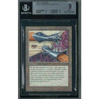 Magic the Gathering Legends Gauntlets of Chaos BGS 9 (9, 9, 9, 9)