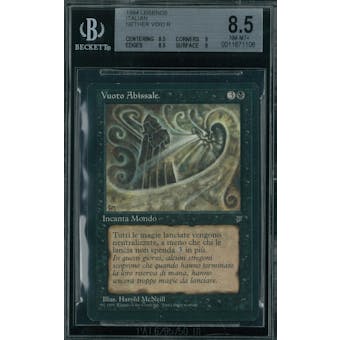 Magic the Gathering Italian Legends Nether Void BGS 8.5 (8.5, 9, 8.5, 9)