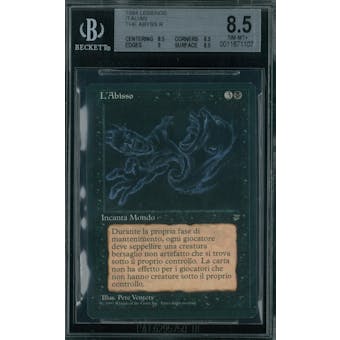 Magic the Gathering Legends Italian The Abyss BGS 8.5 (8.5, 8.5, 9, 8.5)