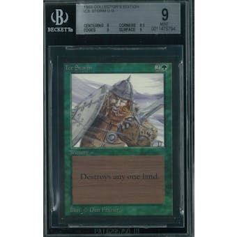 Magic the Gathering Collector's Edition CE IE Ice Storm BGS 9 (9, 8.5, 9, 9)