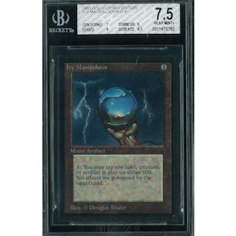 Magic the Gathering Collector's Edition CE IE Icy Manipulator BGS 7.5 (7, 8, 9, 8.5)