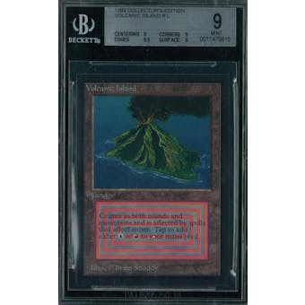 Magic the Gathering Collector's Edition CE IE Volcanic Island BGS 9 (9, 9, 9.5, 9)