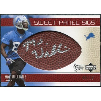 2005 Upper Deck Sweet Spot Sweet Panel Signatures #SPMW Mike Williams Autograph /50
