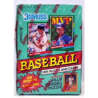 1991 Donruss Series 2 Baseball Wax Box (Reed Buy)