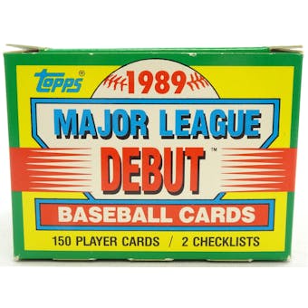 1989 Topps Major League Debut Baseball Factory Set (Reed Buy)