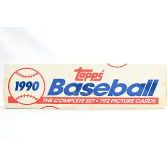 1990 Topps Baseball Factory Set (White Box) (Reed Buy)