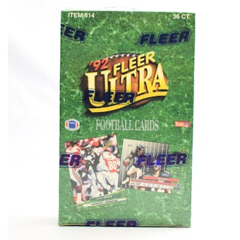 1992 Fleer Ultra Football Hobby Box (Reed Buy)