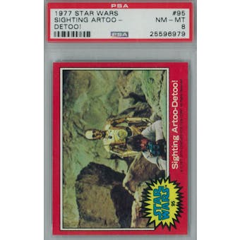 1977 Topps Star Wars #95 Sighting R2-D2 PSA 8 (MN-MT) *6979 (Reed Buy)