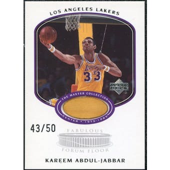 2000 Upper Deck Lakers Master Collection Fabulous Forum Floor Cards #KAF Kareem Abdul-Jabbar 43/50