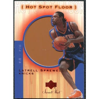 2001/02 Upper Deck Sweet Shot Hot Spot Floor #LSF Latrell Sprewell