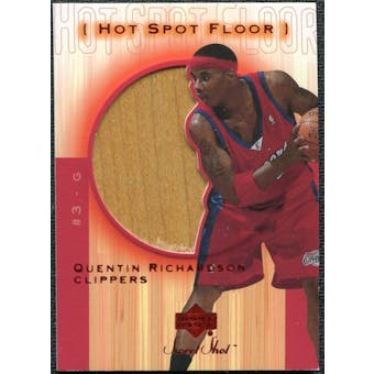 2001/02 Upper Deck Sweet Shot Hot Spot Floor #QRF Quentin Richardson