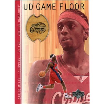 2001/02 Upper Deck Hardcourt UD Game Floor #DA Darius Miles