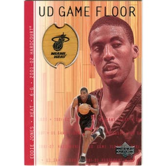 2001/02 Upper Deck Hardcourt UD Game Floor #EJ Eddie Jones