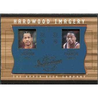 2001/02 Upper Deck Inspirations Hardwood Imagery Combo #AI/SF Steve Francis Allen Iverson