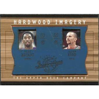 2001/02 Upper Deck Inspirations Hardwood Imagery Combo #KB/JK Kobe Bryant Jason Kidd
