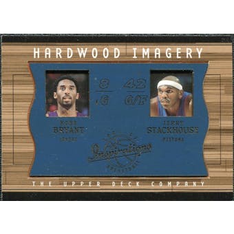 2001/02 Upper Deck Inspirations Hardwood Imagery Combo #KB/JS Jerry Stackhouse Kobe Bryant