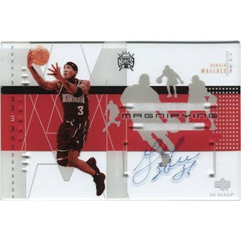 2002/03 Upper Deck UD Glass Magnifying Glass Autographs #GWA Gerald Wallace