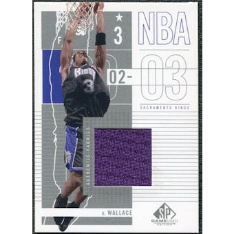 2002/03 Upper Deck SP Game Used All-Star Apparel #GWAS Gerald Wallace