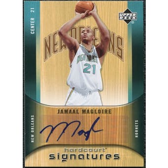 2005/06 Upper Deck Hardcourt Signatures #JM Jamaal Magloire Autograph