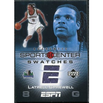 2005/06 Upper Deck ESPN Sports Center Swatches #LS Latrell Sprewell