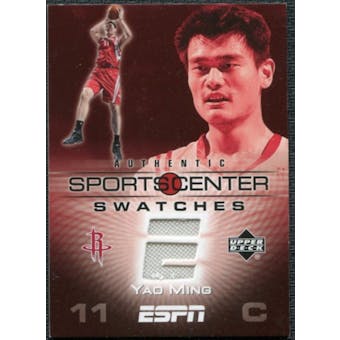 2005/06 Upper Deck ESPN Sports Center Swatches #YM Yao Ming