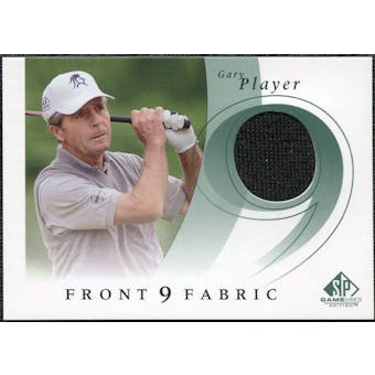 2002 Upper Deck SP Game Used Front 9 Fabric #GP Gary Player