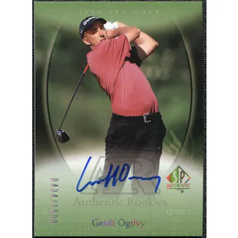 2004 Upper Deck SP Authentic #95 Geoff Ogilvy Autograph /1500