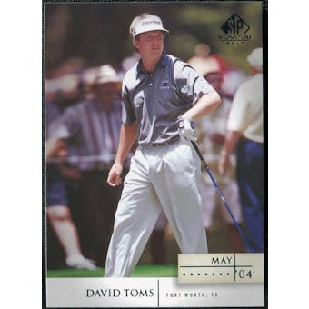 2004 Upper Deck SP Signature #6 David Toms