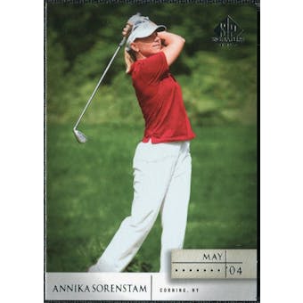 2004 Upper Deck SP Signature #30 Annika Sorenstam