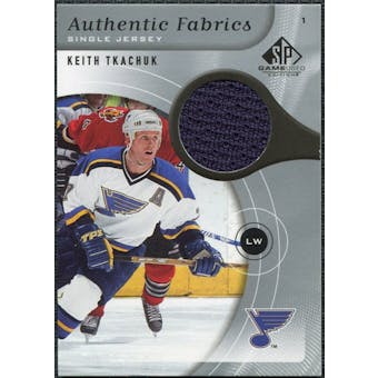 2005/06 Upper Deck SP Game Used Authentic Fabrics #AFKT Keith Tkachuk