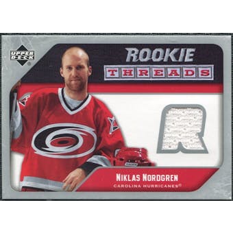 2005/06 Upper Deck Rookie Threads #RTNN Niklas Nordgren