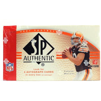 2007 Upper Deck SP Authentic Football Hobby Box