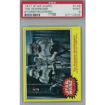 1977 Topps Star Wars #148 Fearsome Stormtroopers PSA 9 (Mint) *0535 (Reed Buy)