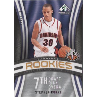 2009/10 SP Game Used Steph Curry Rookie Card #133 #/399