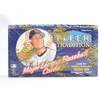 2000 Fleer Tradition Baseball Hobby Box (Reed Buy)