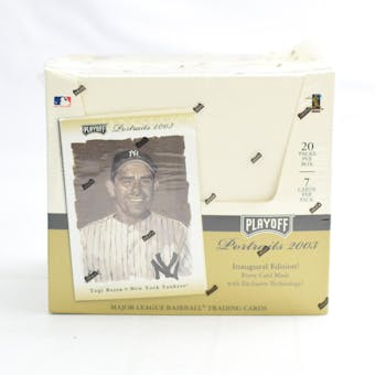 2003 Playoff Portraits Baseball Hobby Box (Reed Buy)