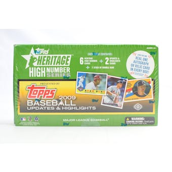 2009 Topps Heritage High Number Baseball Hobby Box