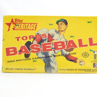2005 Topps Heritage Baseball Hobby Box (Reed Buy)