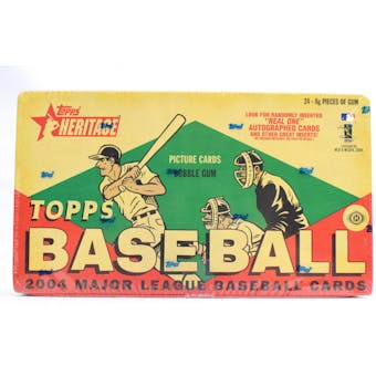 2004 Topps Heritage Baseball Hobby Box (Reed Buy)
