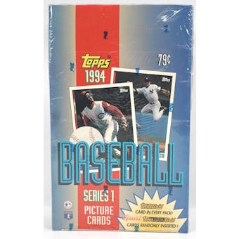 1994 Topps Series 1 Baseball Hobby Box (Reed Buy)